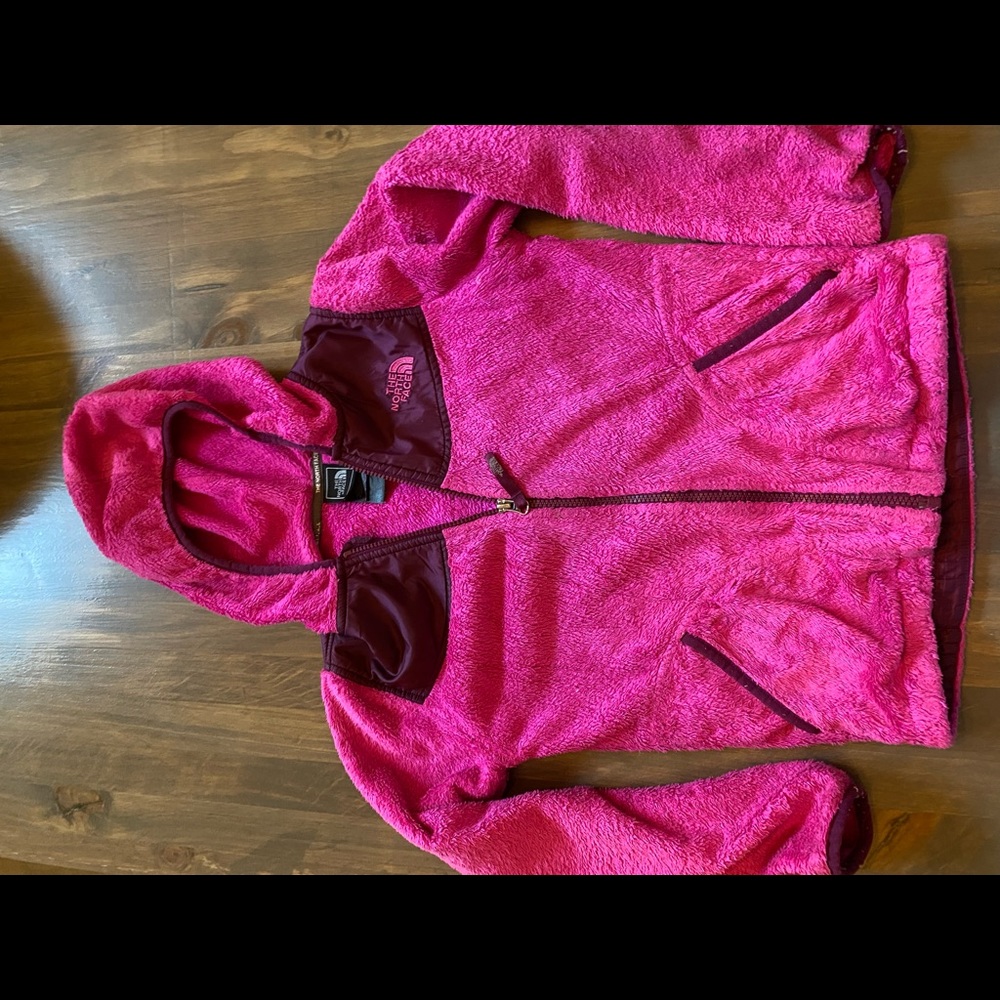 Bright Pink North Face Jacket